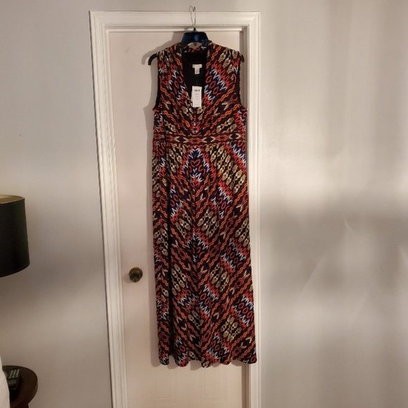 Chicos multi-coloured maxi dress - NWT - Picture 2 of 6